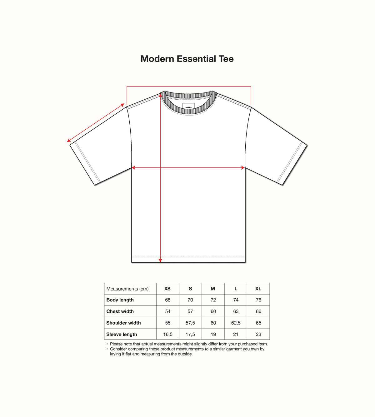 Baskèts Modern Essential Tee Moonstone