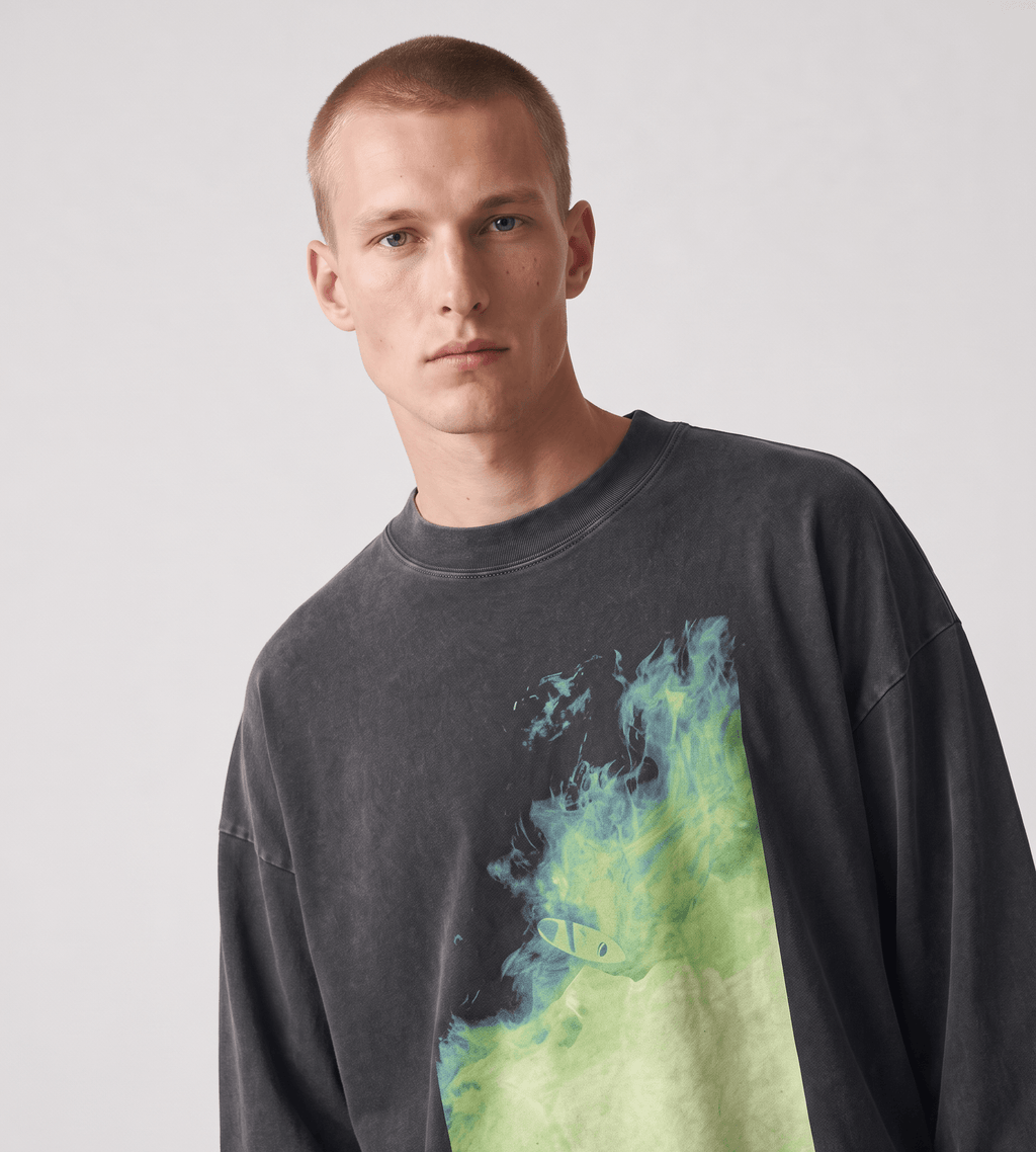 New Amsterdam Surf Association Heat Wave Longsleeve Caviar
