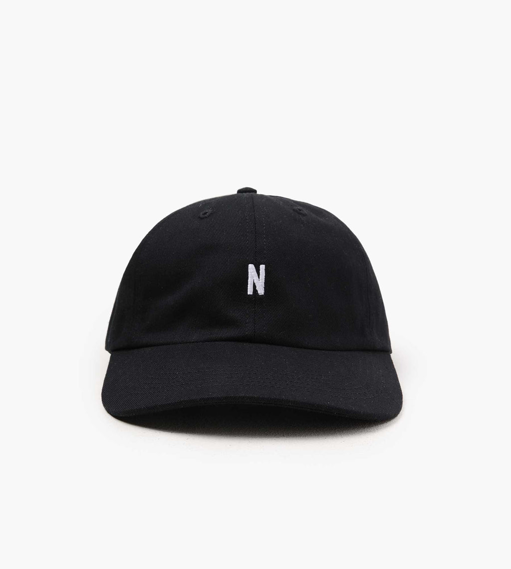 Norse Projects Twill Sports Cap Black