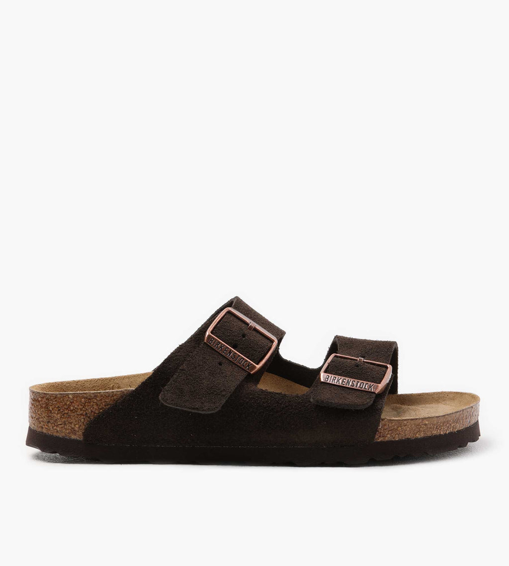 Birkenstock Arizona Soft Footbed Suede Leather Mocha