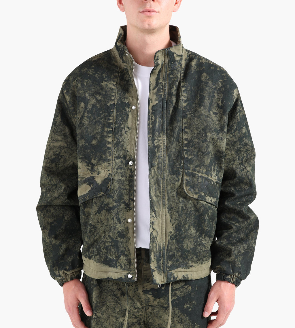 Arte Antwerp Allover Paint Jacket Green