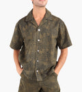 Libertine-Libertine Volcano Shirt 3627 Olive Camo