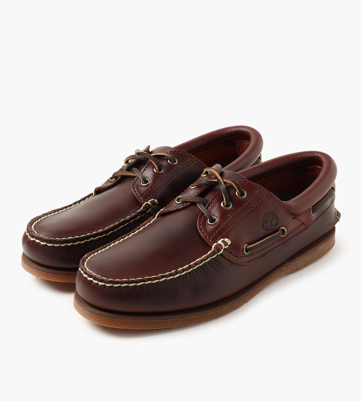 Timberland Classic Boat Classic Boat 3 Eye Padded Collar Brown