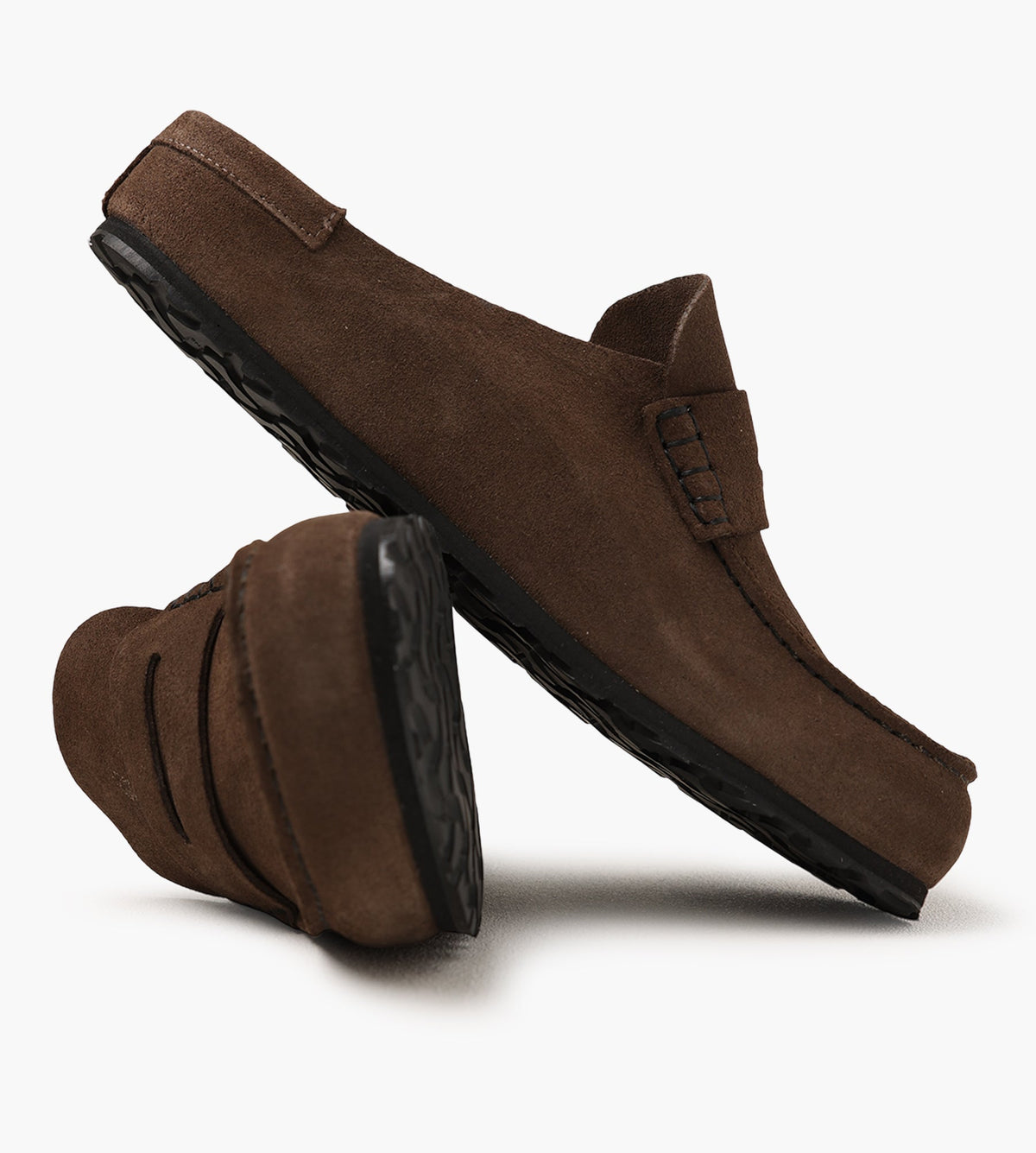 Birkenstock Naples Wrapped Suede Leather Concrete Gray