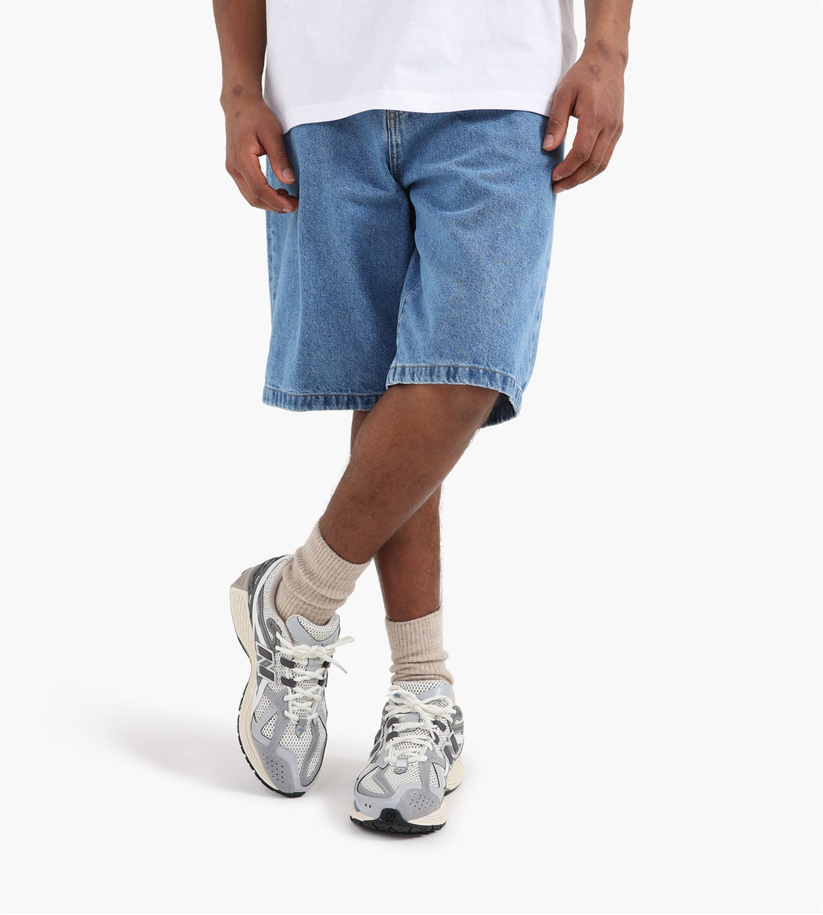 Carhartt WIP Landon Short Blue Heavy Stone Wash
