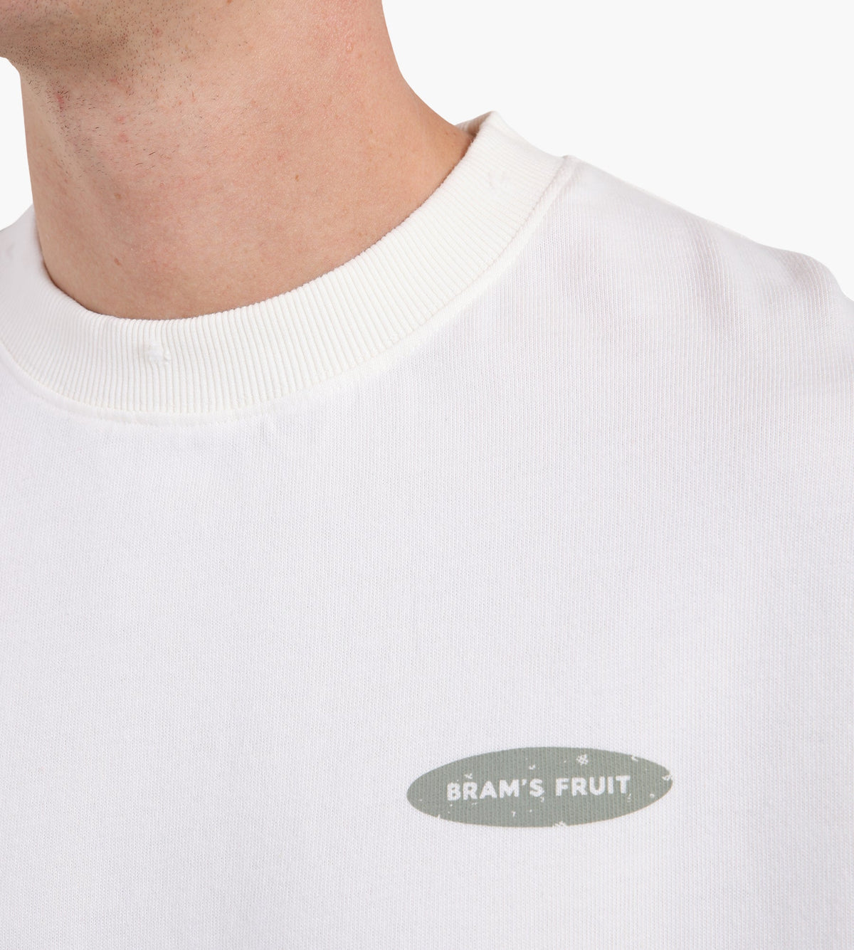 Bram's Fruit "F*ck Off” Longsleeve Distressed White