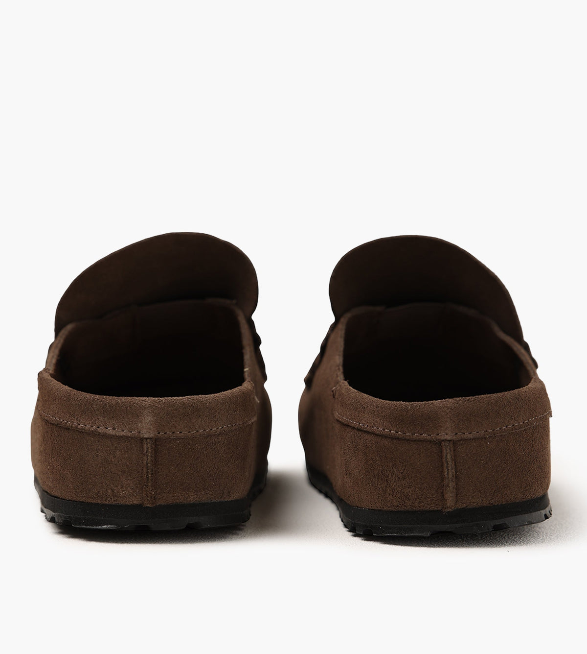 Birkenstock Naples Wrapped Suede Leather Concrete Gray