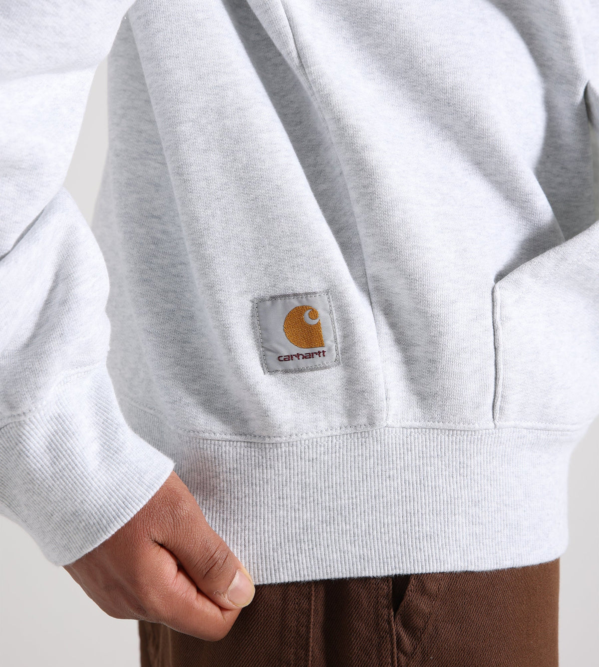 Carhartt WIP Hooded WIP Sweater Jacket Ash Heather