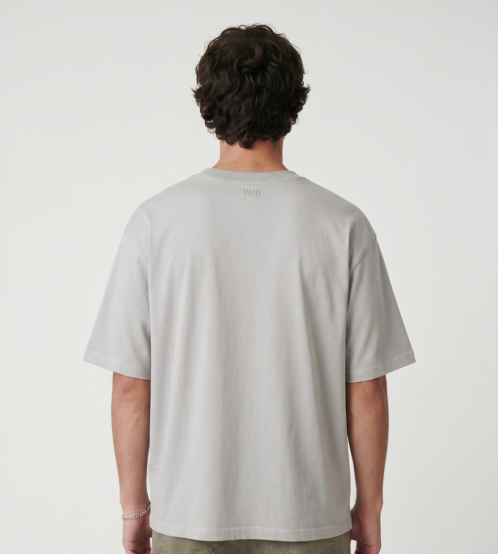 Won Hundred Houston Sky Walk T-Shirt M Titanium Grey