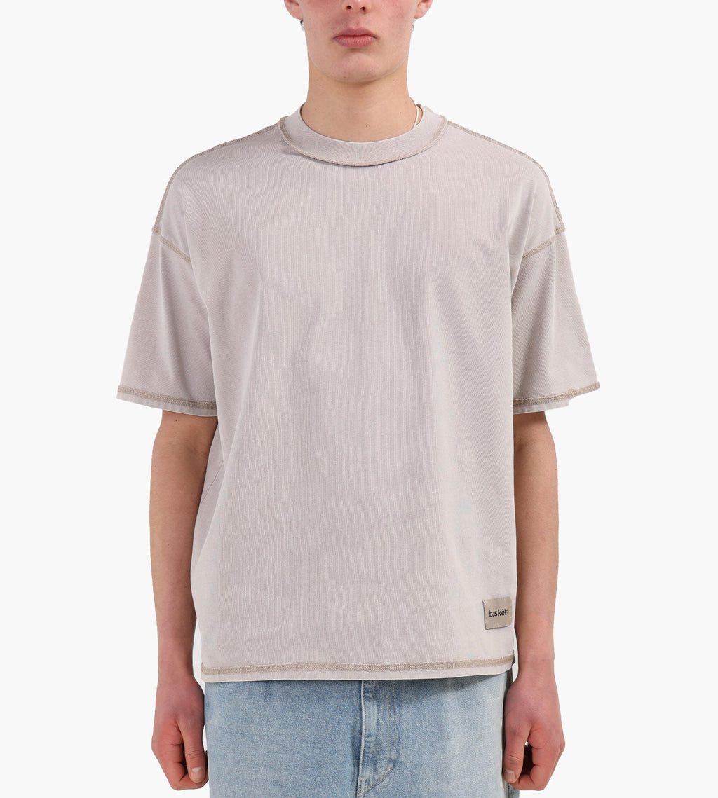 Baskèts Reversed Garment Dye Tee Sand