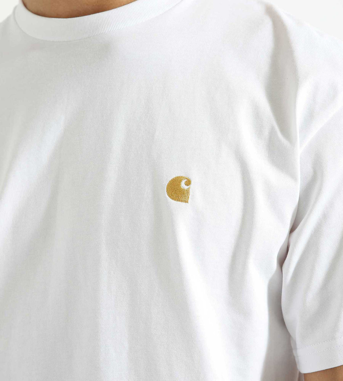 Carhartt WIP Chase T-Shirt White Gold