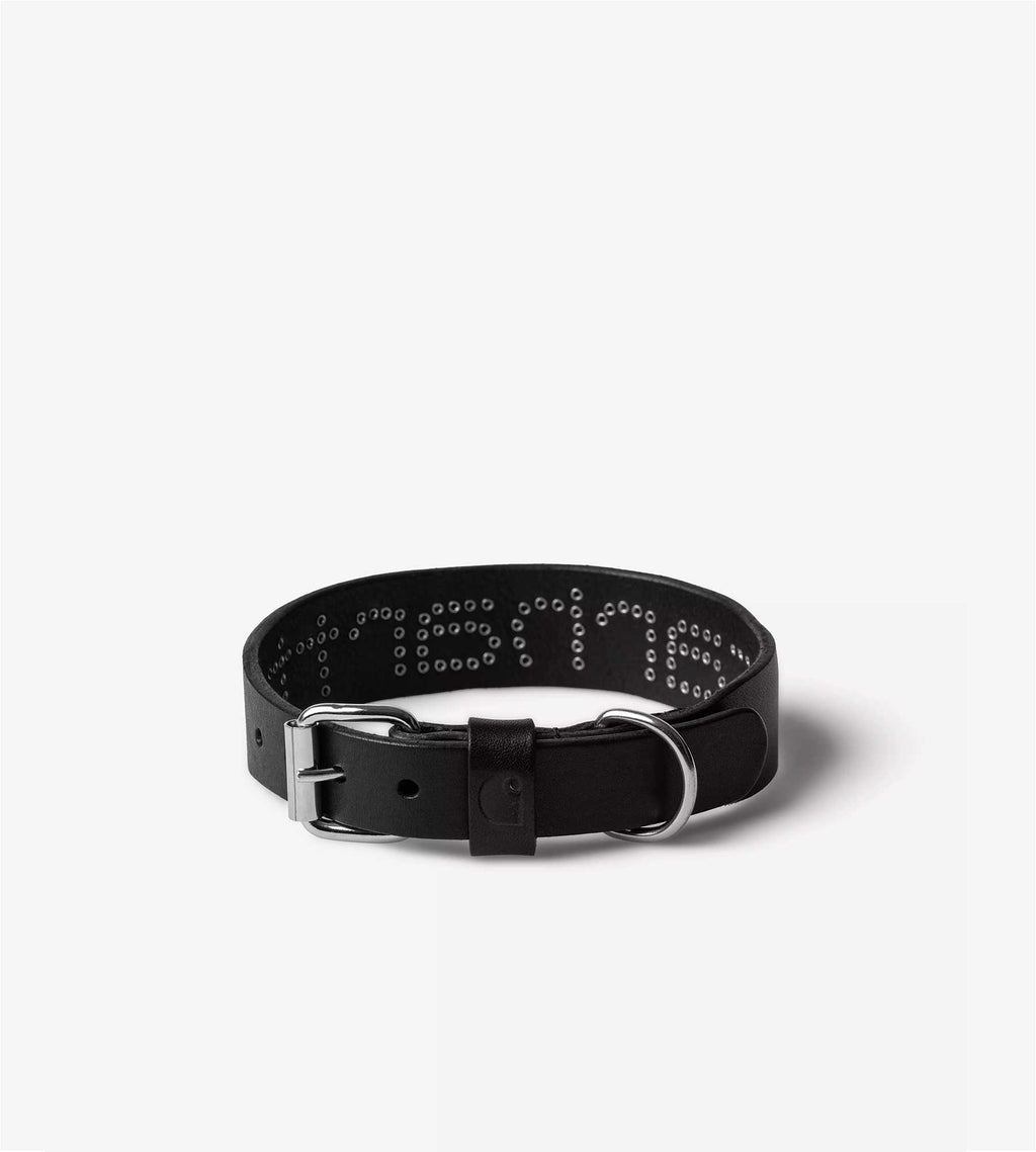 Carhartt WIP Script Studs Dog Collar Black
