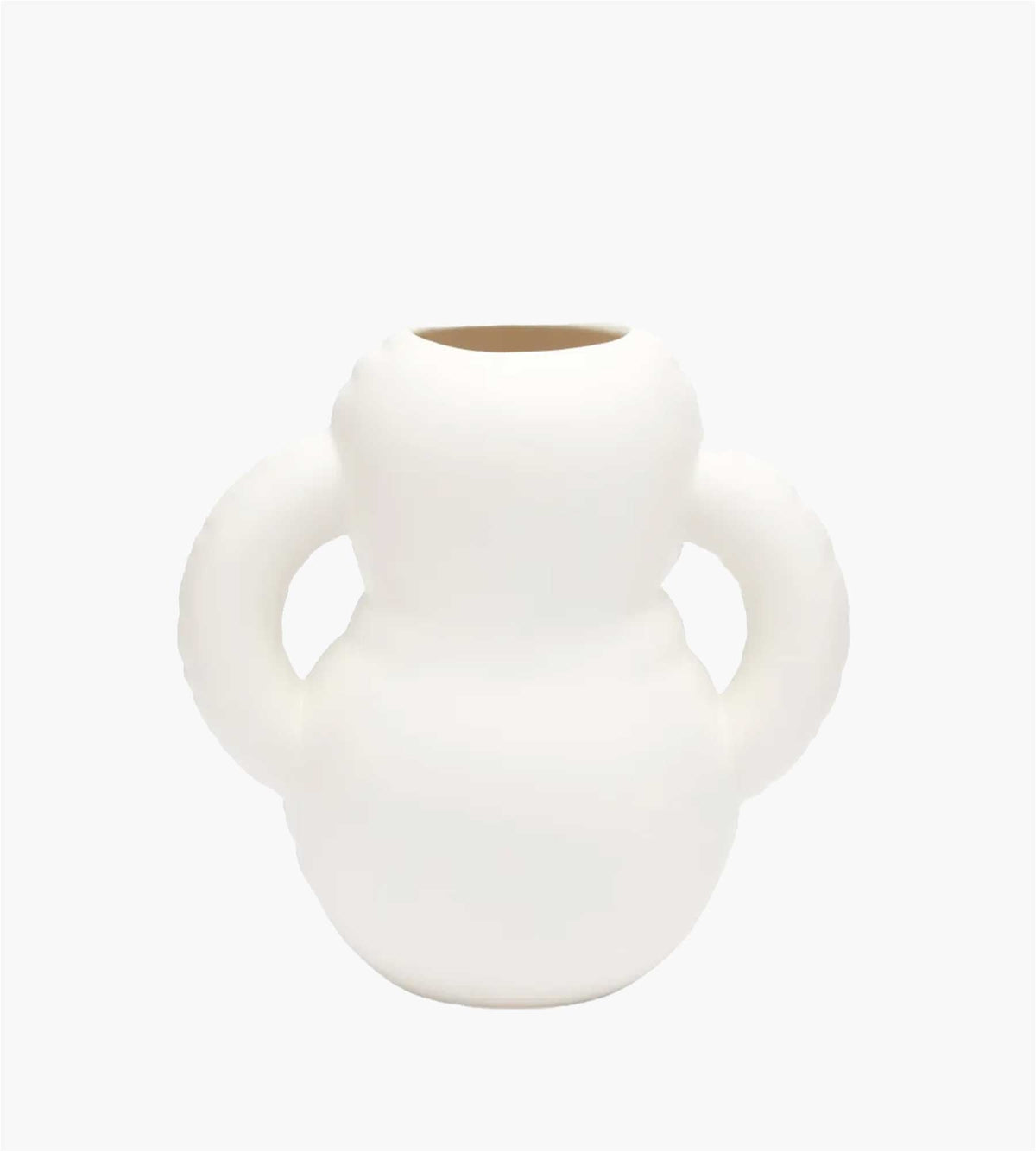 Home Studyo Vase Oscar Bone white