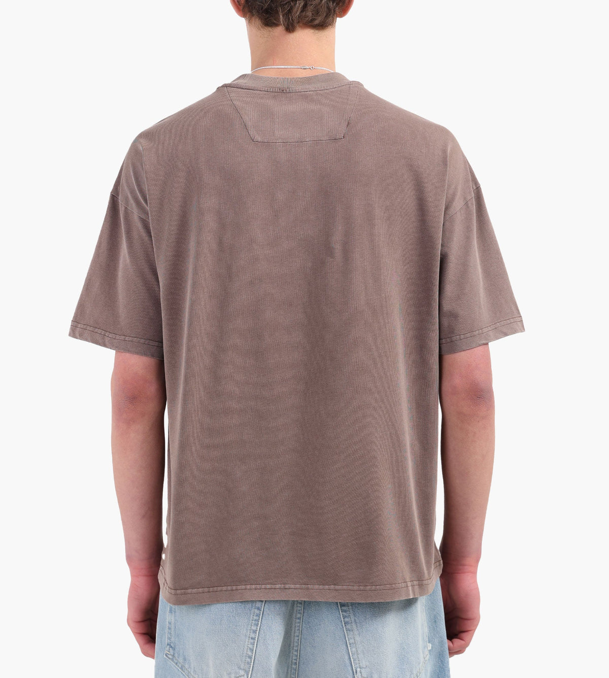 Baskèts Modern Essential Garment Dye Tee Ash Mauve