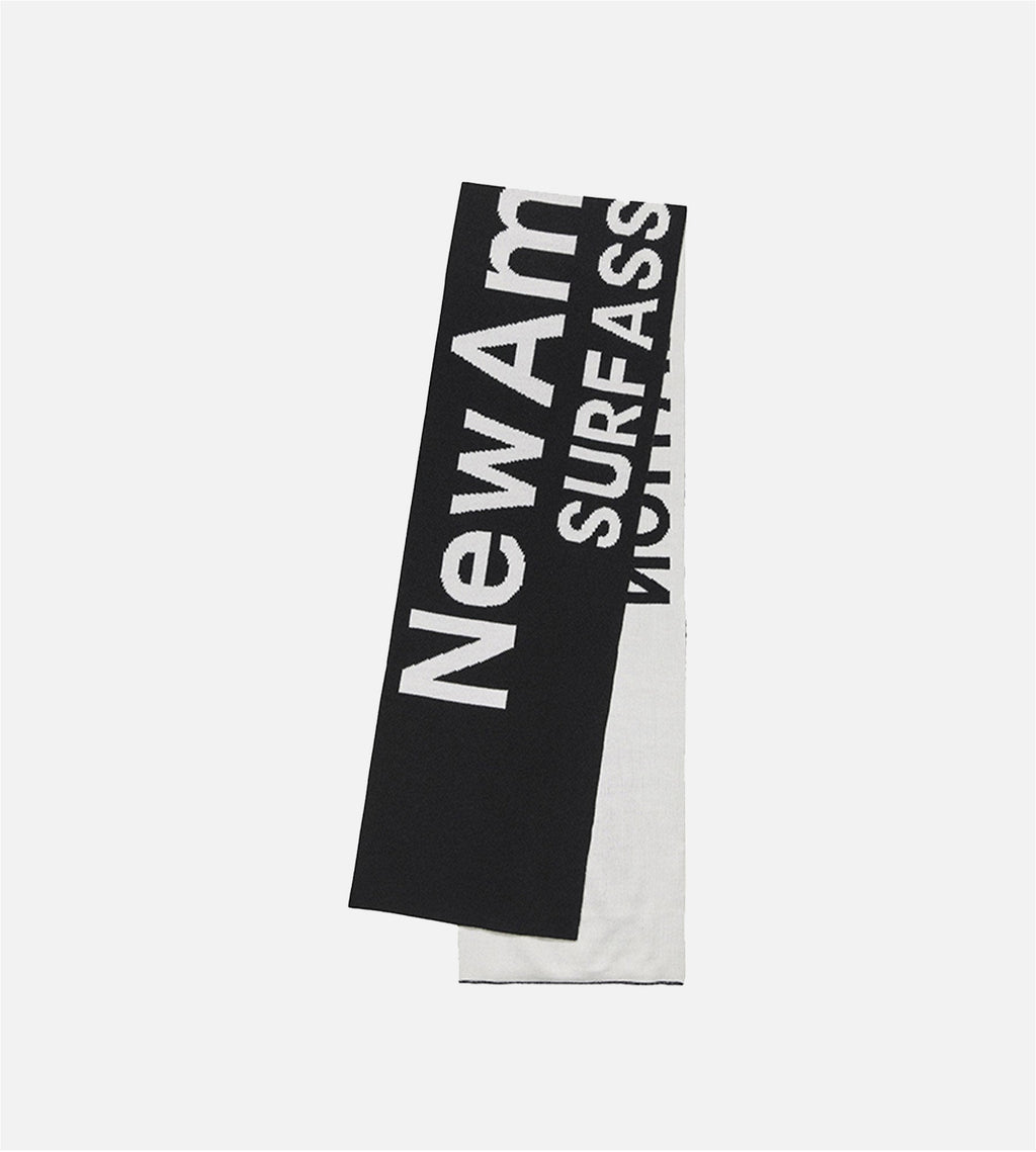 New Amsterdam Surf Association Name Scarf Black White