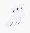 On Logo Sock High 3P U White