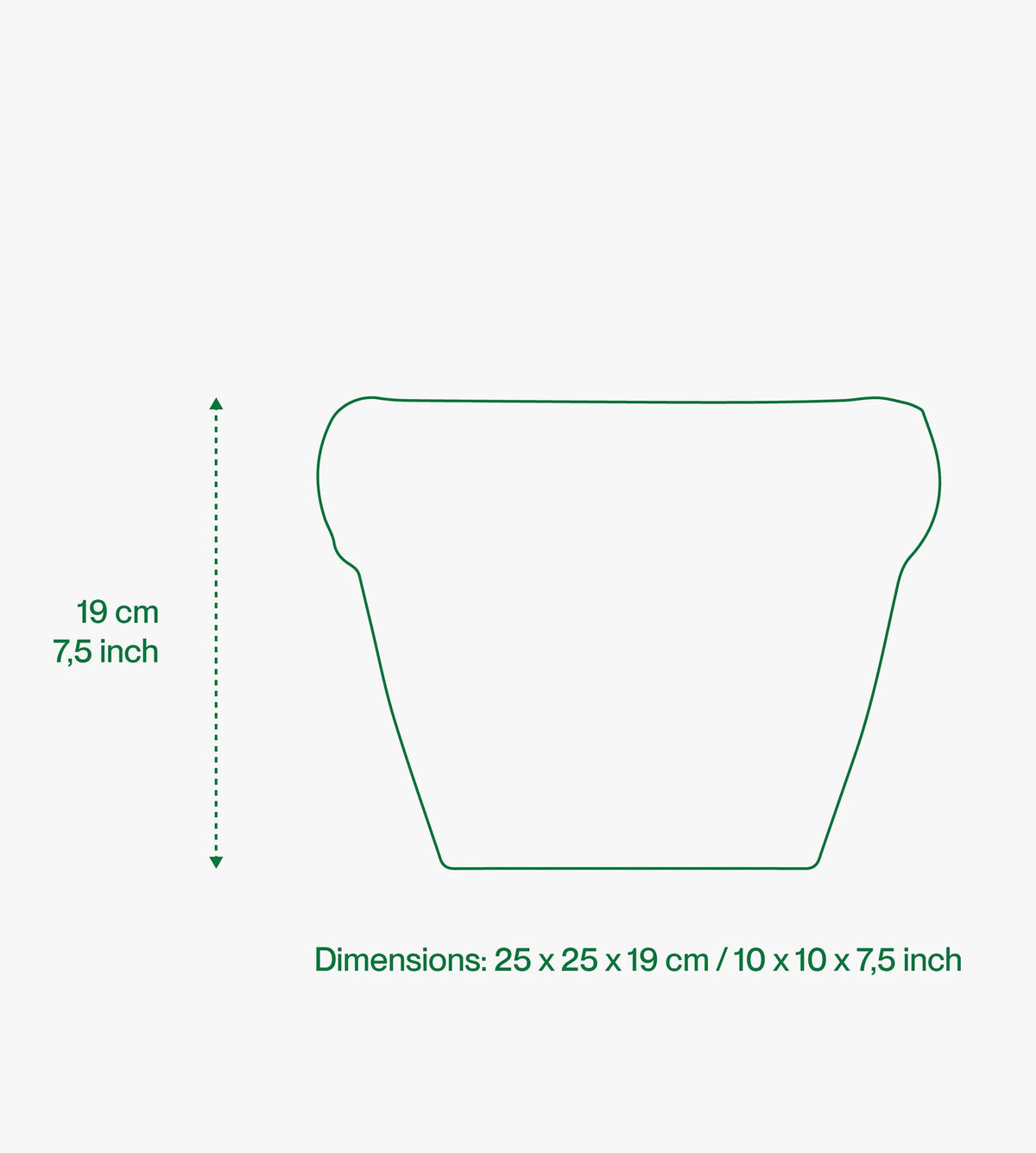 Home Studyo Planter Pierre Bone Matte