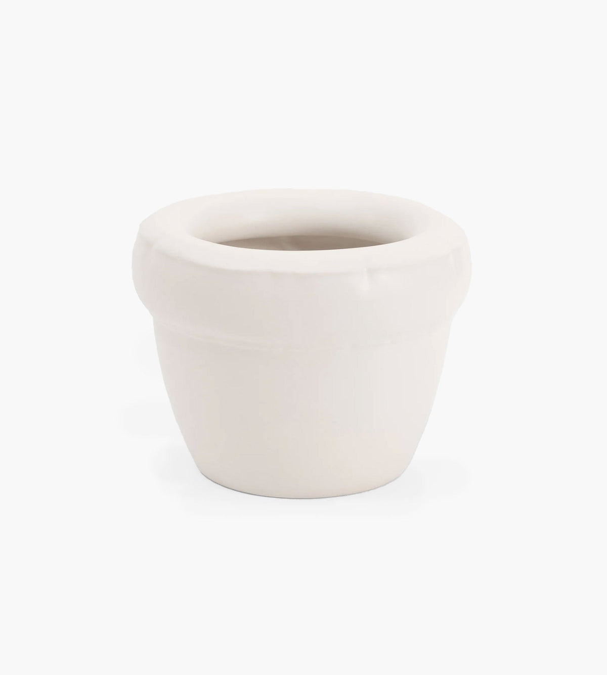 Home Studyo Small Planter Louis Bone White