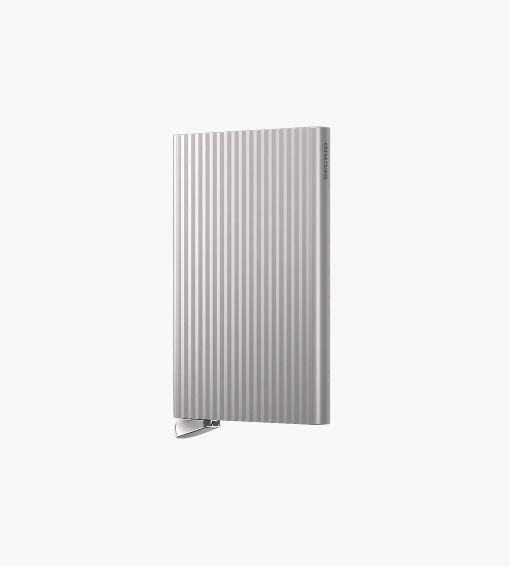 SECRID Cardprotector Fluted Silver+