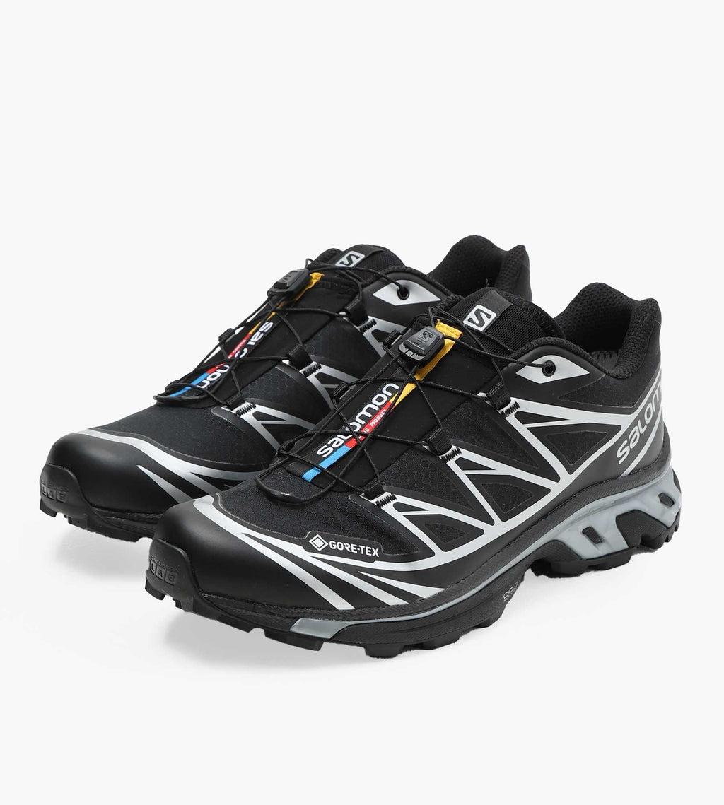 Salomon XT-6 GTX Black Black Footwear Silver