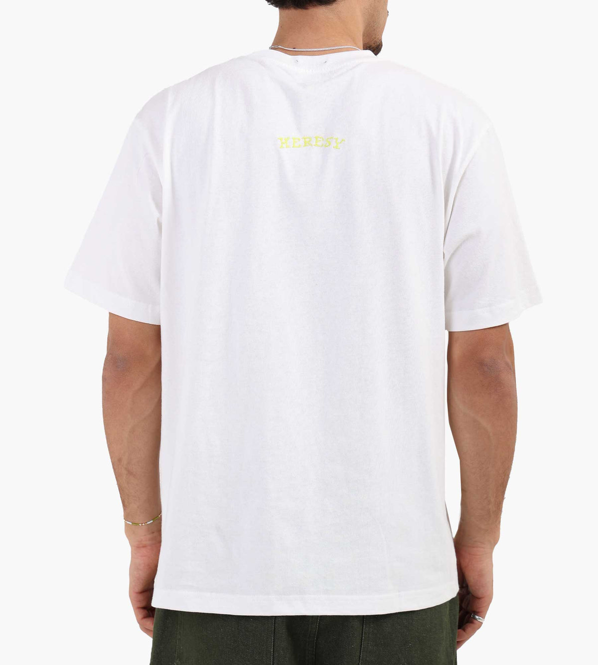 Heresy Arch Pocket T-shirt Ecru