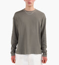 Baskèts Grid Waffle Longsleeve Khaki Green